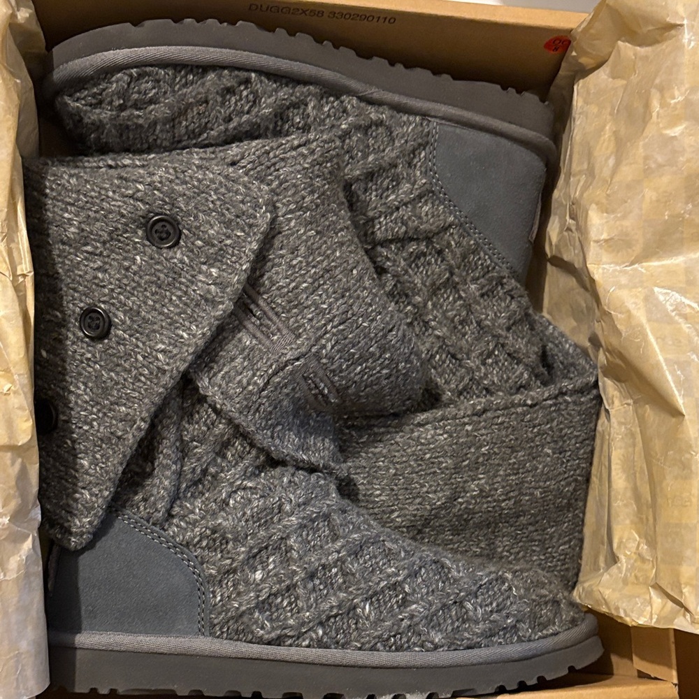 UGG Gray Ankle Boots